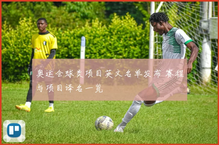 奥运会球类项目英文名单发布 赛程与项目译名一览